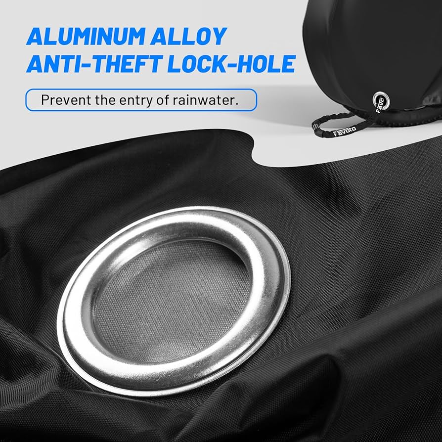 Bike Top Cover with anti-theft Feature